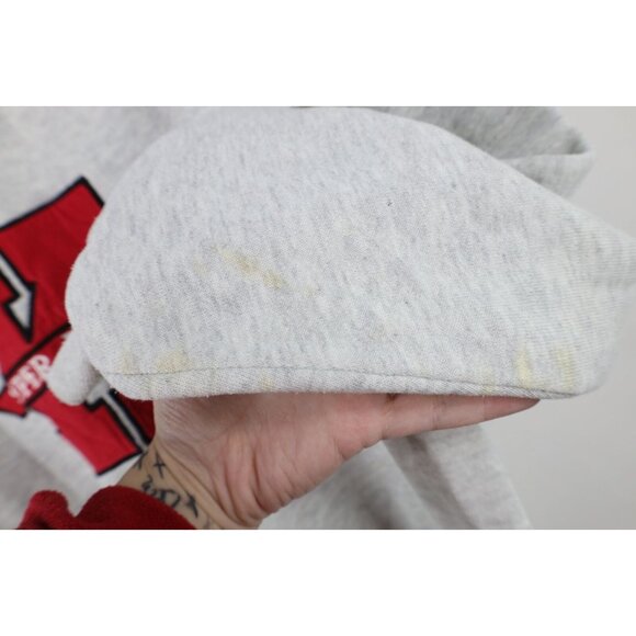 Vintage 90s Streetwear Mens Large Spell Out Super K Mart Crewneck Sweatshirt USA - Picture 8 of 16